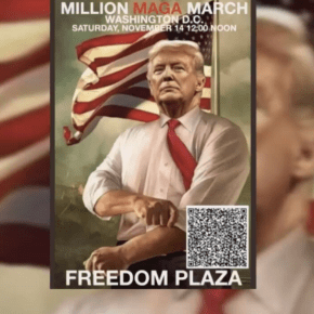 #MillionMAGAMarch 城下一聚 特朗普支持者發起百萬人大集會&nbsp;聚首華府圖突破社交媒體禁聲